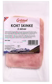 Kokt Skinke Skåret 24g Kuvert