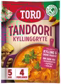 Kyllinggryte 80g Tandoori Toro