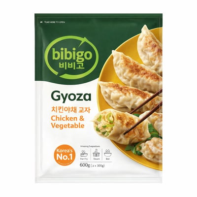 Bibigo Gyoza Dumpling Chicken & Veg 600g