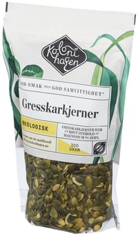 Gresskarkjerner Økologisk 300g Kolonihagen
