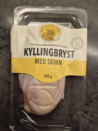 Kyllingbryst Med Skinn