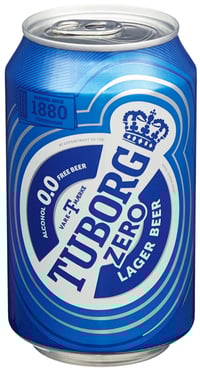 Tuborg 0.0% 0,33l boks