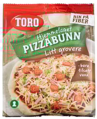 Pizzabunn Litt Grovere 373g Toro