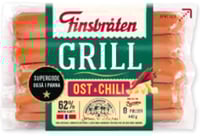 Grillpølser Ost&Chili 440g Finsbråten