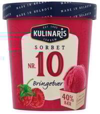 Kulinaris Sorbet Bringebær 0,5l