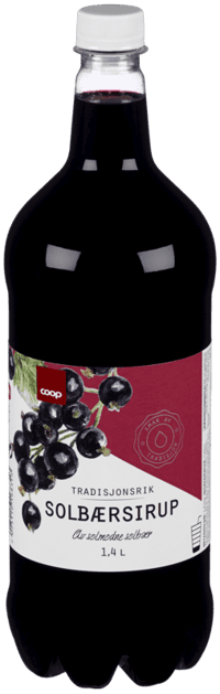 Coop Solbærsirup 1,4l
