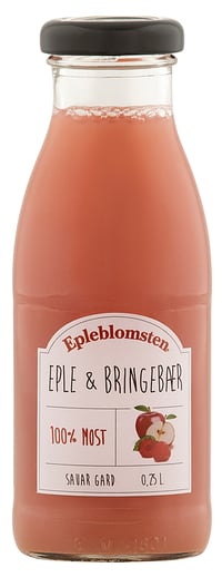 Eple & Bringebær 0.25l Epleblomsten