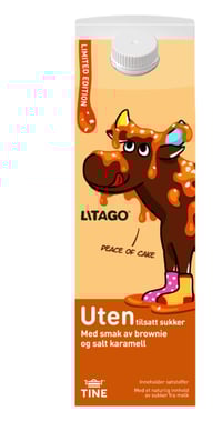 Litago Melk Brownie Salt Karamell uten 0,5l