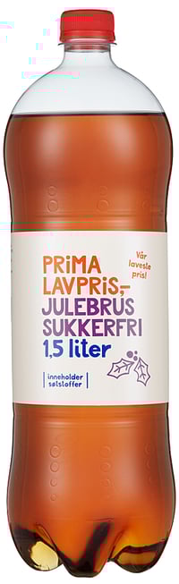 Julebrus Sukkerfri 1.5l Prima Lavpris