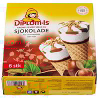 Krone-Is Sjokolade 6 stk, 750 ml