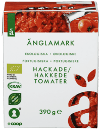 Änglamark Hakkede Tomater 390g