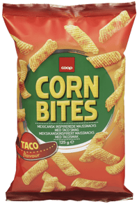 Coop Corn Snacks med Taco 125g