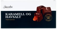 Belgisk Konfekt Karamell/Havsalt 155g Jacobs