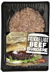 Skikkelig Beefburger 150gr X 2 Kuraas