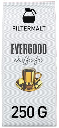 Evergood Koffeinfri Filtermalt 250g