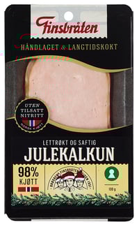 Julekalkun skivet 100g Finsbråten