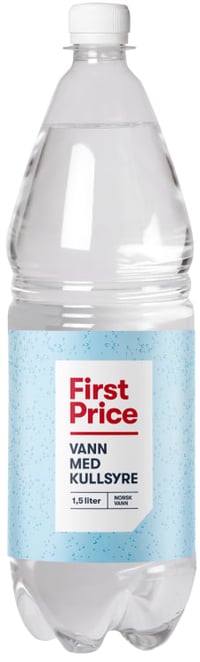 Vann m/Kullsyre 1,5l First Price