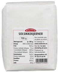 Solsikkekjerner 700g Møllerens