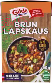 Lapskaus Brun 500g Gilde