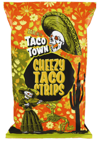 Taco Town Cheezy Taco Strips 200g
