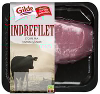 Storfe Indrefilet Skivet 300g