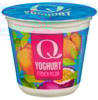 Q Fersken/pasjonsyoghurt 125g Q
