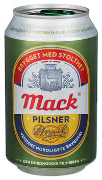 Pilsnerøl 0,33lx12bx Mack