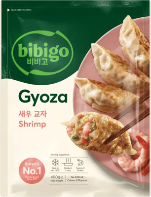 Gyoza Dumpling Shrimp & Vegetable 400g Bibigo