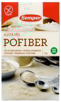Pofiber glutenfri 125g Semper