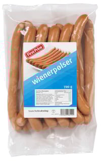 Wienerpølser 720g First Price