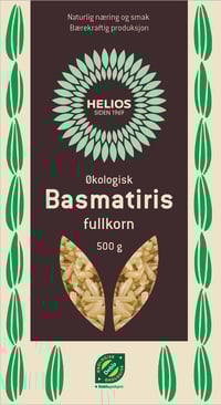 Basmatiris Fullkorn Økologisk 700g Helios