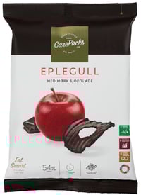 Eplegull m/Mørk Sjokolade 50g Carepacks