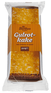 Berthas Gulrotkake 350g