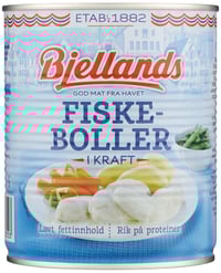 Fiskeboller i Kraft 800g Bjellands