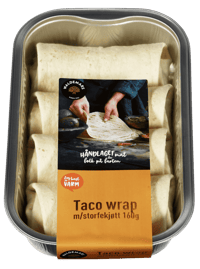 Waldemars Tacowraps med Kjøtt 4pk 160g