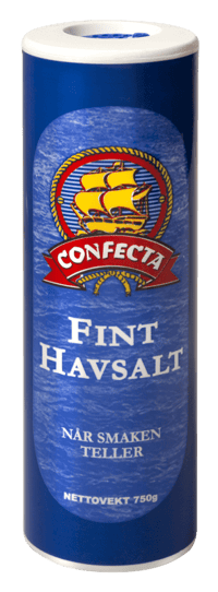Confecta Havsalt Fint 750g
