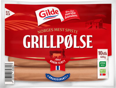 Grillpølse 600g Gilde