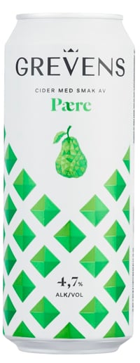 Grevens Cider Pære 0,5l boks