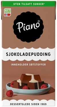Sjokoladepudding u/Sukker 0,5l Piano