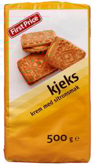 Kjeks m/Sitronkrem 500g Fp