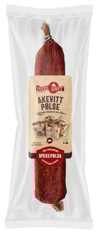 Akevittpølse 300g Toten Kjøtt