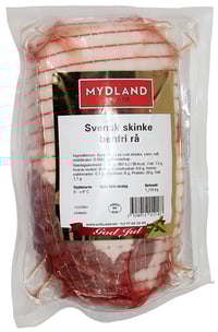 Svensk Skinke Benfri Rå Mydland