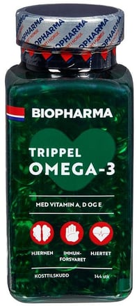 Trippel Omega-3 144 stk