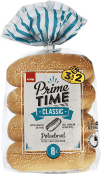 Coop Prime Time Pølsebrød 400g