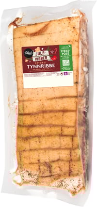 Svin Tynnribbe Krydret Stekep 1,3kg Julevibber