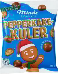 Pepperkakekuler Sjoko 155g Minde