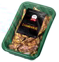 Lammeribbe i Skiver Marinert