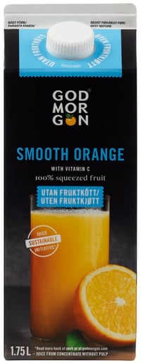 God Morgon Juice Smooth Appelsin 1,75l