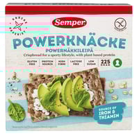 Powerknekkebrød Gl.Fri 225g Semper
