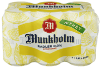 Munkholm Radler Sitron 6stk x 0,33l